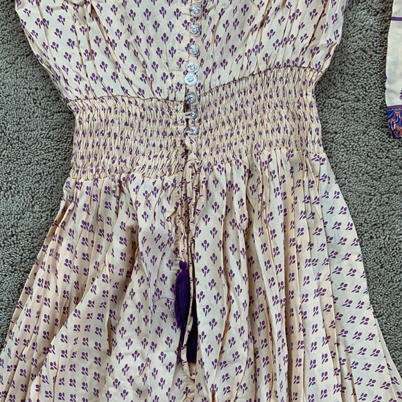 🎉 MILA Vintage Boho Long Maxi Floral Dress, size XS - Picture 5 of 7